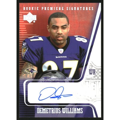 2006 Upper Deck Rookie Premiere Autographs #27 Demetrius Williams