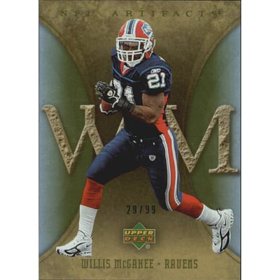 2007 Artifacts Green #9 Willis McGahee