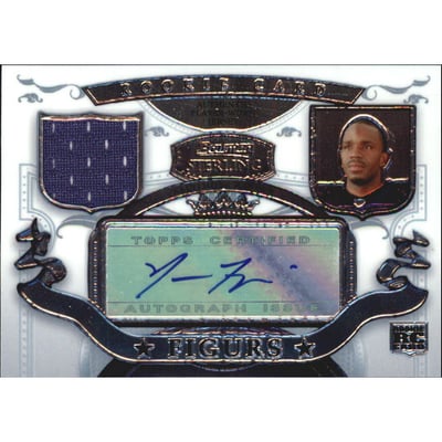 2007 Bowman Sterling #YF2 Yamon Figurs JSY AU