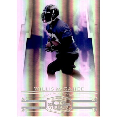2007 Donruss Threads Gold Holofoil #148 Willis McGahee