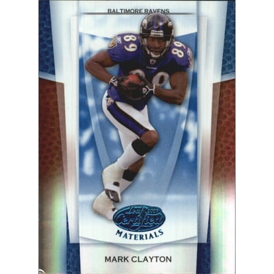 2007 Leaf Certified Materials Mirror Blue #100 Mark Clayton