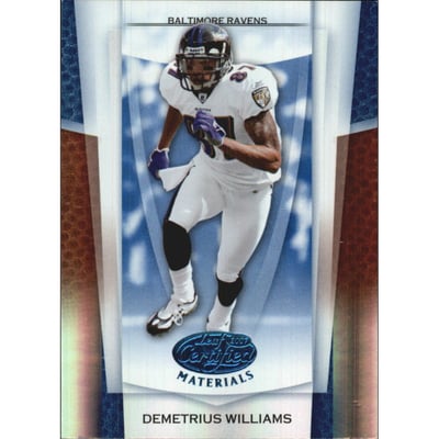 2007 Leaf Certified Materials Mirror Blue #97 Demetrius Williams