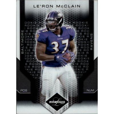 2007 Leaf Limited #211 Le'Ron McClain RC