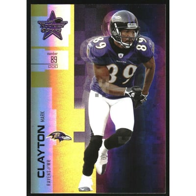 2007 Leaf Rookies and Stars Gold #66 Mark Clayton