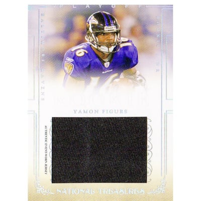 2007 Playoff National Treasures Rookie Jumbo Material #134 Yamon Figurs