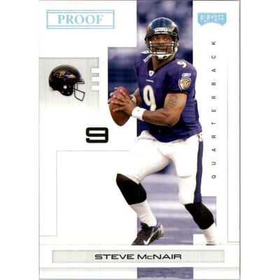 2007 Playoff NFL Playoffs Silver Proof #8 Steve McNair