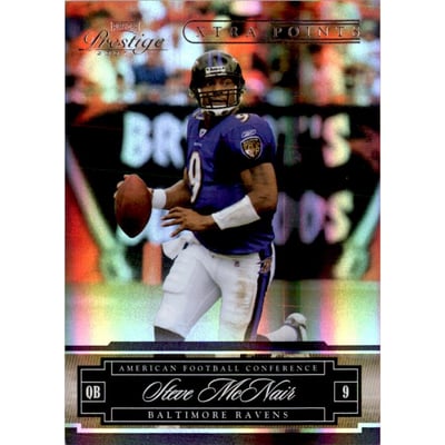 2007 Playoff Prestige Xtra Points Purple #14 Steve McNair