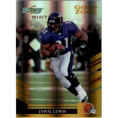 2007 Select Gold Zone #203 Jamal Lewis