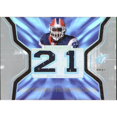 2007 SPx Winning Materials Jersey Number Dual #WMWM Willis McGahee