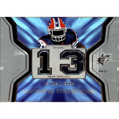 2007 SPx Winning Materials Stat #WMSWM2 Willis McGahee