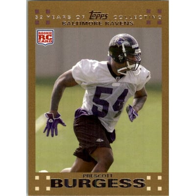 2007 Topps Gold #372 Prescott Burgess