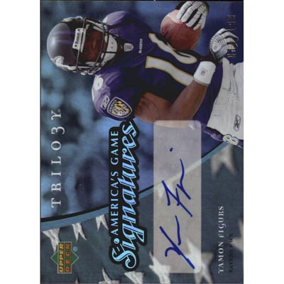 2007 Upper Deck Trilogy America's Game Signatures #YF Yamon Figurs/199