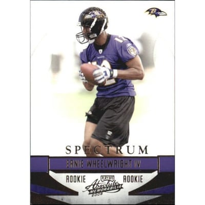 2008 Absolute Memorabilia Spectrum Silver Retail #182 Ernie Wheelwright
