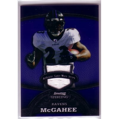 2008 Bowman Sterling Jerseys Blue #69 Willis McGahee