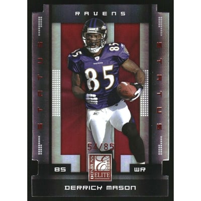 2008 Donruss Elite Status #10 Derrick Mason/85