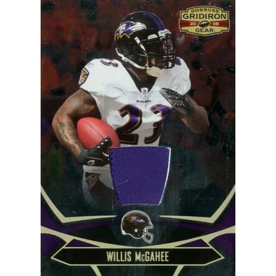 2008 Donruss Gridiron Gear Jerseys Prime #8 Willis McGahee