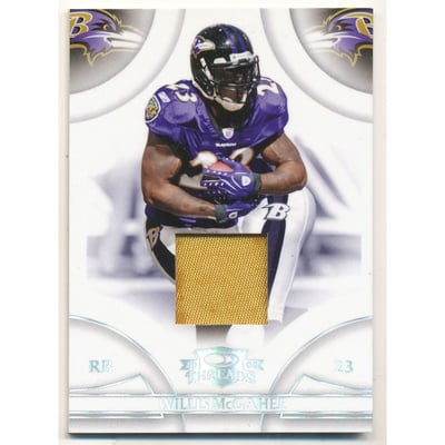 2008 Donruss Threads Jerseys Prime #94 Willis McGahee