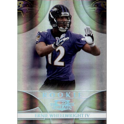 2008 Donruss Threads Silver Holofoil #181 Ernie Wheelwright