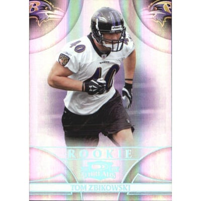 2008 Donruss Threads Silver Holofoil #242 Tom Zbikowski