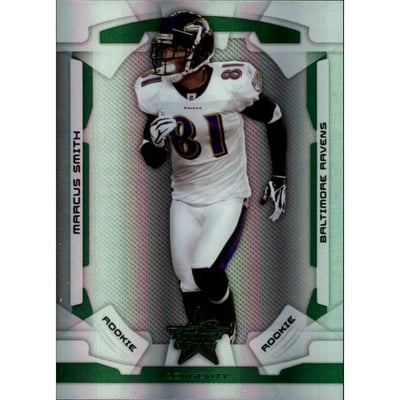 2008 Leaf Rookies and Stars Longevity Emerald #159 Marcus Smith