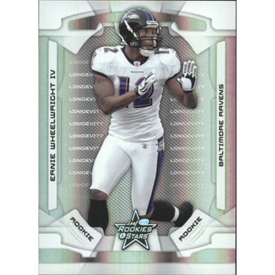 2008 Leaf Rookies and Stars Longevity Parallel Silver Holofoil #137 Ernie Wheelwright