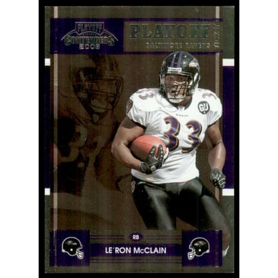 2008 Playoff Contenders Playoff Ticket #10 Le'Ron McClain