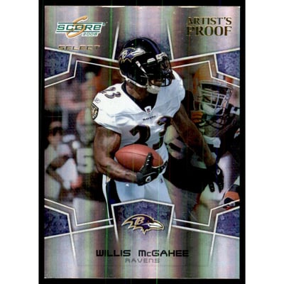 2008 Select Artist's Proof #20 Willis McGahee