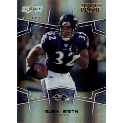 2008 Select Artist's Proof #21 Musa Smith