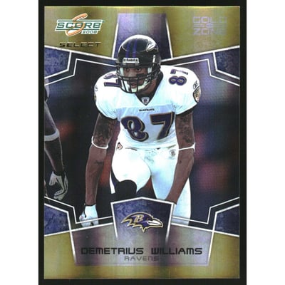 2008 Select Gold Zone #25 Demetrius Williams