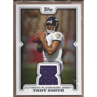 2008 Topps Retail Game Jerseys #TSM Troy Smith
