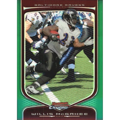 2009 Bowman Chrome Green Refractors #43 Willis McGahee