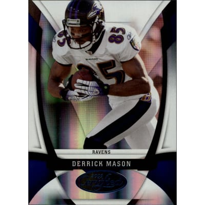 2009 Certified Mirror Blue #10 Derrick Mason
