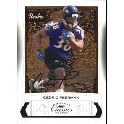 2009 Donruss Classics #169 Cedric Peerman AU/499 RC