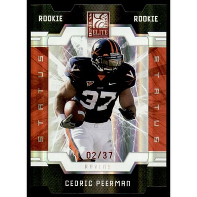 2009 Donruss Elite Status #118 Cedric Peerman/37