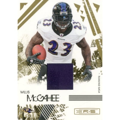 2009 Donruss Rookies and Stars Materials Gold #9 Willis McGahee