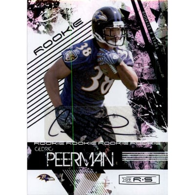 2009 Donruss Rookies and Stars Rookie Autographs Holofoil #131 Cedric Peerman/100