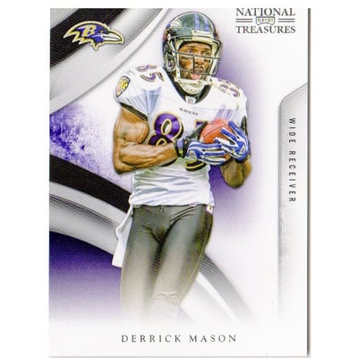 2009 Playoff National Treasures #9 Derrick Mason