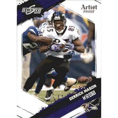 2009 Score Artist's Proof #20 Derrick Mason