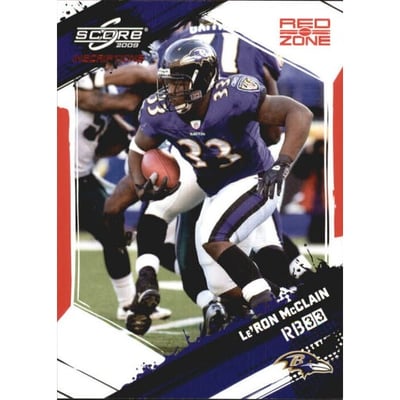 2009 Score Inscriptions Red Zone #22 Le'Ron McClain