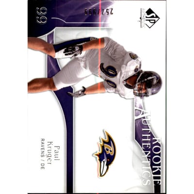 2009 SP Authentic #207 Paul Kruger RC