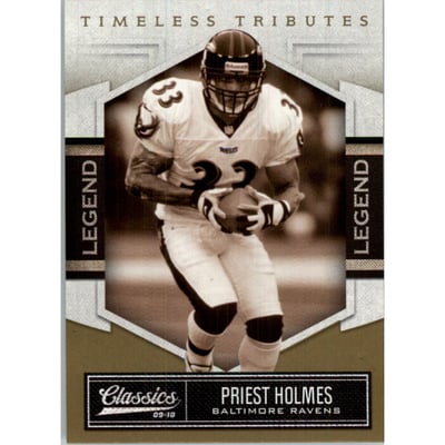 2010 Classics Timeless Tributes Gold #239 Priest Holmes