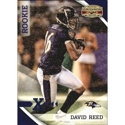 2010 Panini Gridiron Gear Platinum X's #177 David Reed