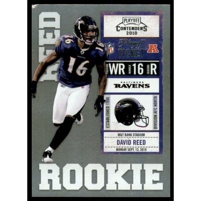 2010 Playoff Contenders Playoff Ticket #124 David Reed