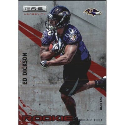 2010 Rookies and Stars Longevity Ruby #193 Ed Dickson