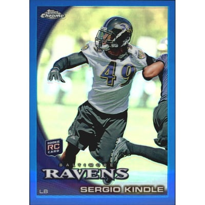 2010 Topps Chrome Blue Refractors #C165 Sergio Kindle