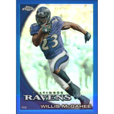 2010 Topps Chrome Blue Refractors #C79 Willis McGahee