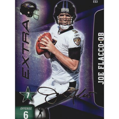 2011 Adrenalyn XL Extra Signature #3 Joe Flacco