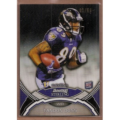 2011 Bowman Sterling Black Refractors #13 Tandon Doss