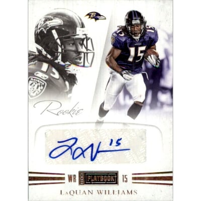 2011 Panini Playbook #99 LaQuan Williams AU/299 RC