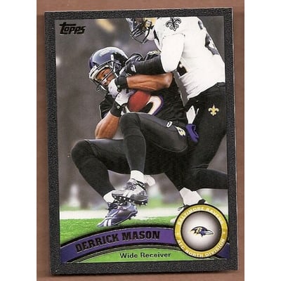 2011 Topps Black #301 Derrick Mason